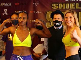 Claressa Shields (left) and Marie-Eve Dicaire (right) will battle for the undisputed womenâ€™s junior middleweight title on pay-per-view this Friday night. (Image: Silvia Jones/ILE Photography)