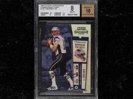 This card sold for $1.3 million this week, setting a new record for a football card. (Image: PWCC)