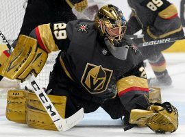 The Vegas Golden Knights promptly cancelled a partnership with tour service UpickTrade.com after just three days. (Image: David Zalubowski/AP)