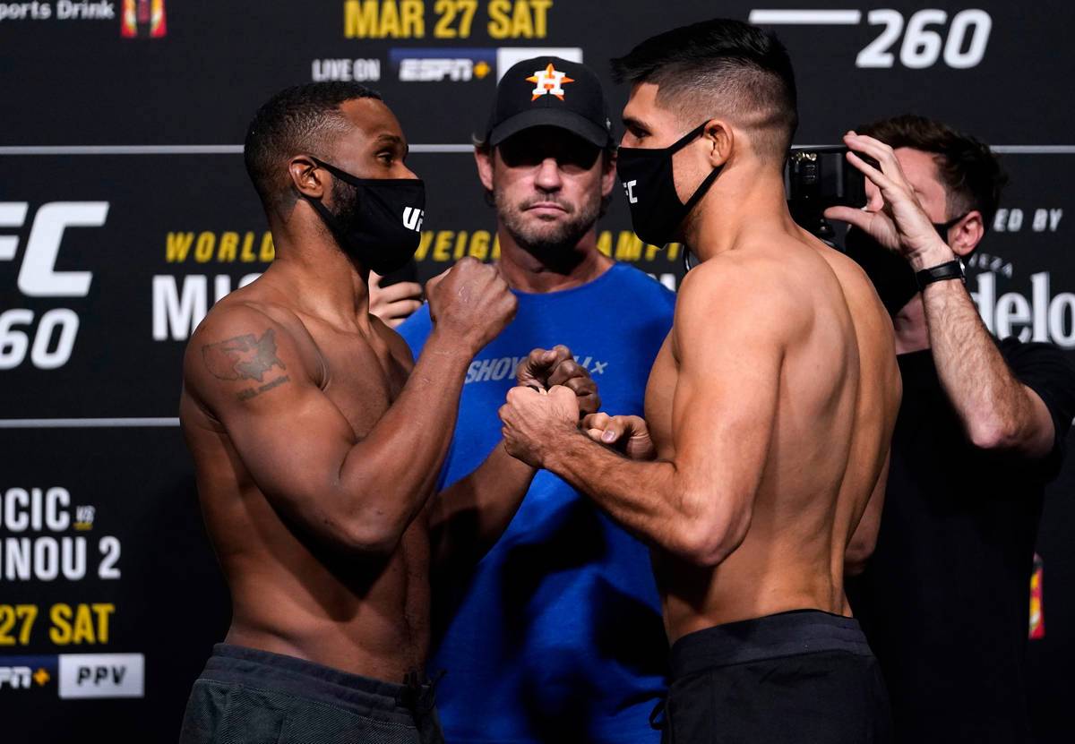 Woodley Luque odds UFC 260