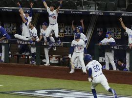 The Los Angeles Dodgers enter the 2021 MLB season as the favorites to win a second straight World Series title. (Image: Tony Gutierrez/AP)