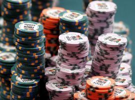 The World Series of Poker plans to hold its live events in both Las Vegas and Europe later this year. (Image: Isaac Brekken/AP)