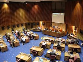The Arizona Senate easily passed a retail and online sports betting bill on Monday evening, leaving only the governor's signature to make wagers legal in the state this year. (Image: KNAU)