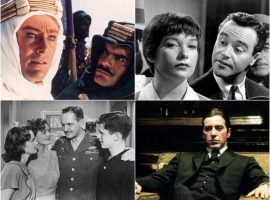 Best Picture winners at the Oscars (clockwise): Lawrence of Arabia, The Apartment, The Godfather Part II, The Best Years of our Lives. (Image: Variety)