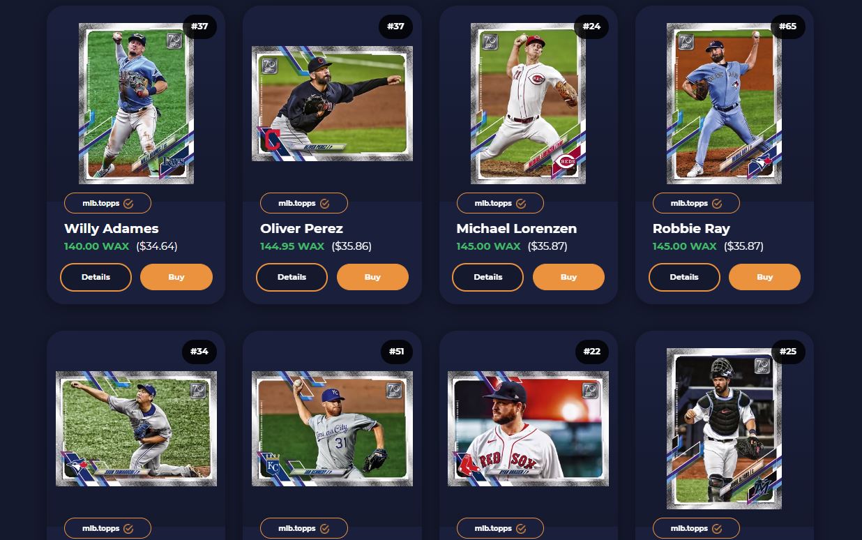 Topps MLB NFT investment