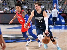 The NBA play-in tournament will force four teams from each conference to compete for the final two seeds in the playoffs. (Image: Glenn James/NBAE/Getty)