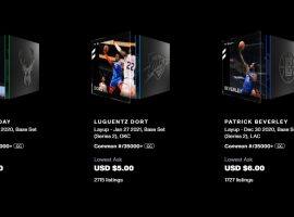 NBA Top Shot moment prices have dropped precipitously in recent weeks, but each pack still contains value for buyers. (Image: NBA Top Shot)