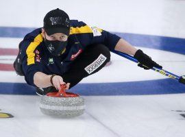 Niklas Edin comes into the Champions Cup as the favorite on the menâ€™s side after his team won the World Menâ€™s Curling Championship last weekend. (Image: Jeff McIntosh/Canadian Press)