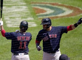 The Boston Red Sox have won six straight games, fueled by offensive outbursts from JD Martinez and Rafael Devers among others. (Image: Julio Cortez/AP)