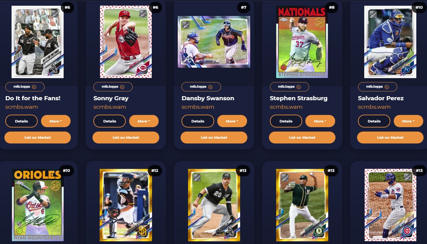 Topps MLB NFT