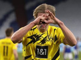 Erling Haaland sends his love to Borussia Dortmund's fans after a game (Source: @ErlingHaaland - Twitter)