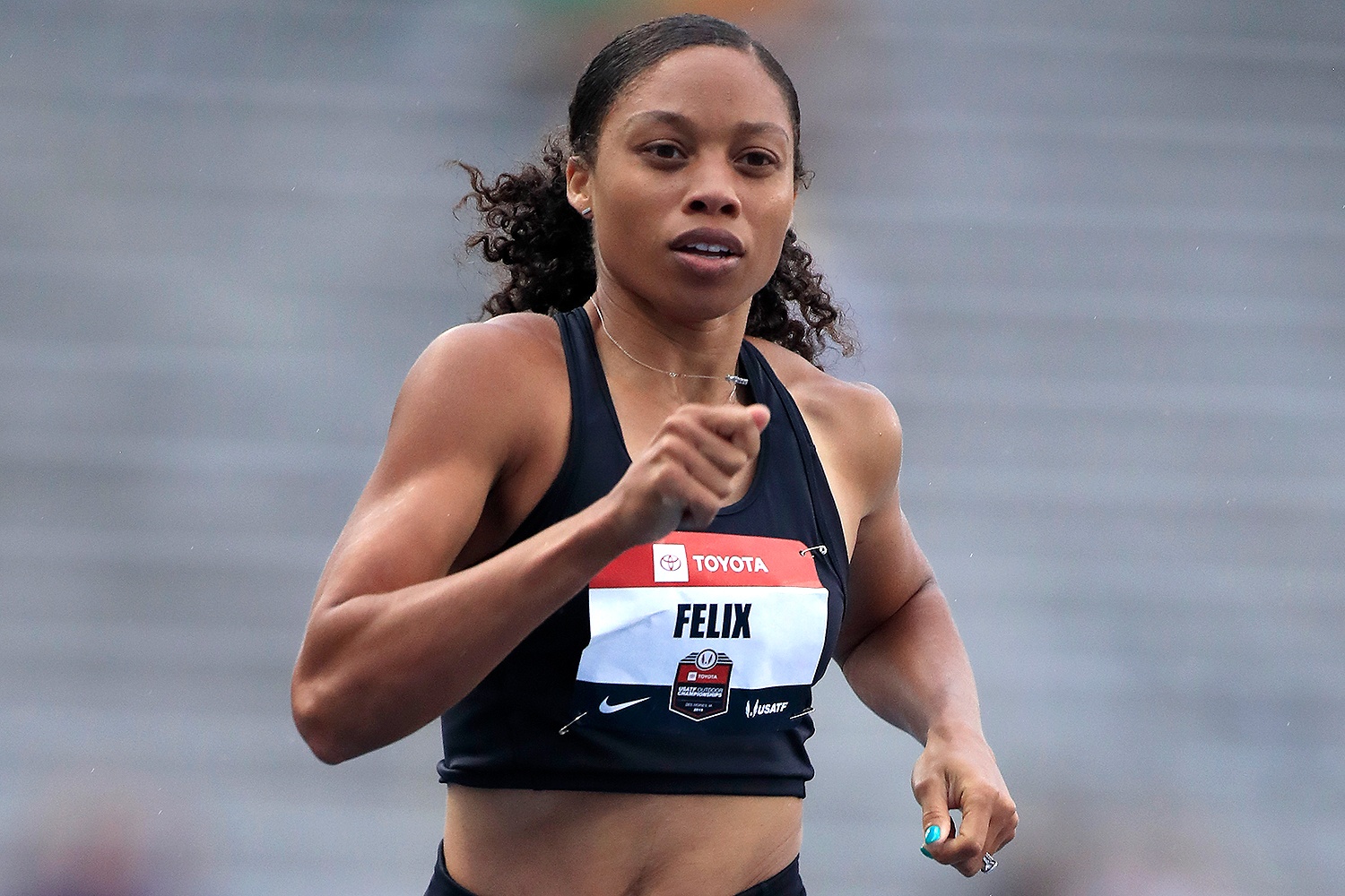 Allyson Felix was the first athlete to dump Nike for the Gap