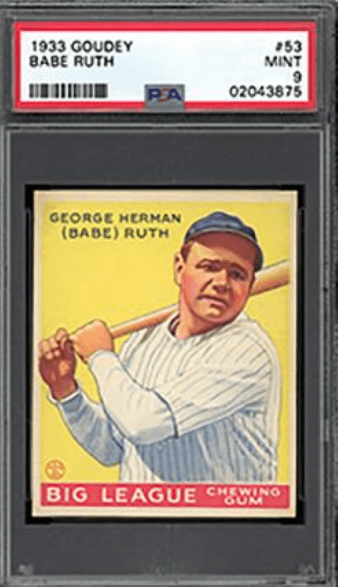 Babe Ruth card