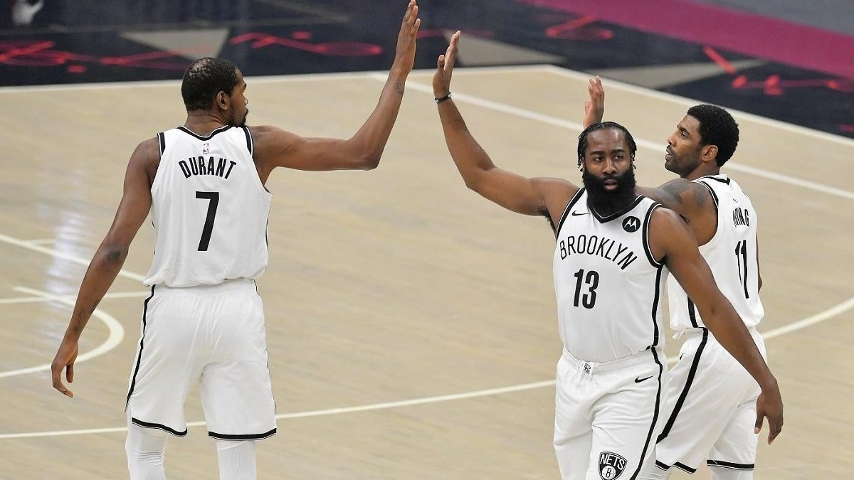 Brooklyn Nets Big 3 NBA Championship Odds Lakers Bucks Clippers 2021 title futures betting