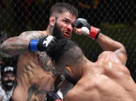 Rob Font (left) dominated the standup portion of his fight against Cody Garbrandt (left) on his way to a unanimous decision victory. (Image: Chris Unger/Zuffa)