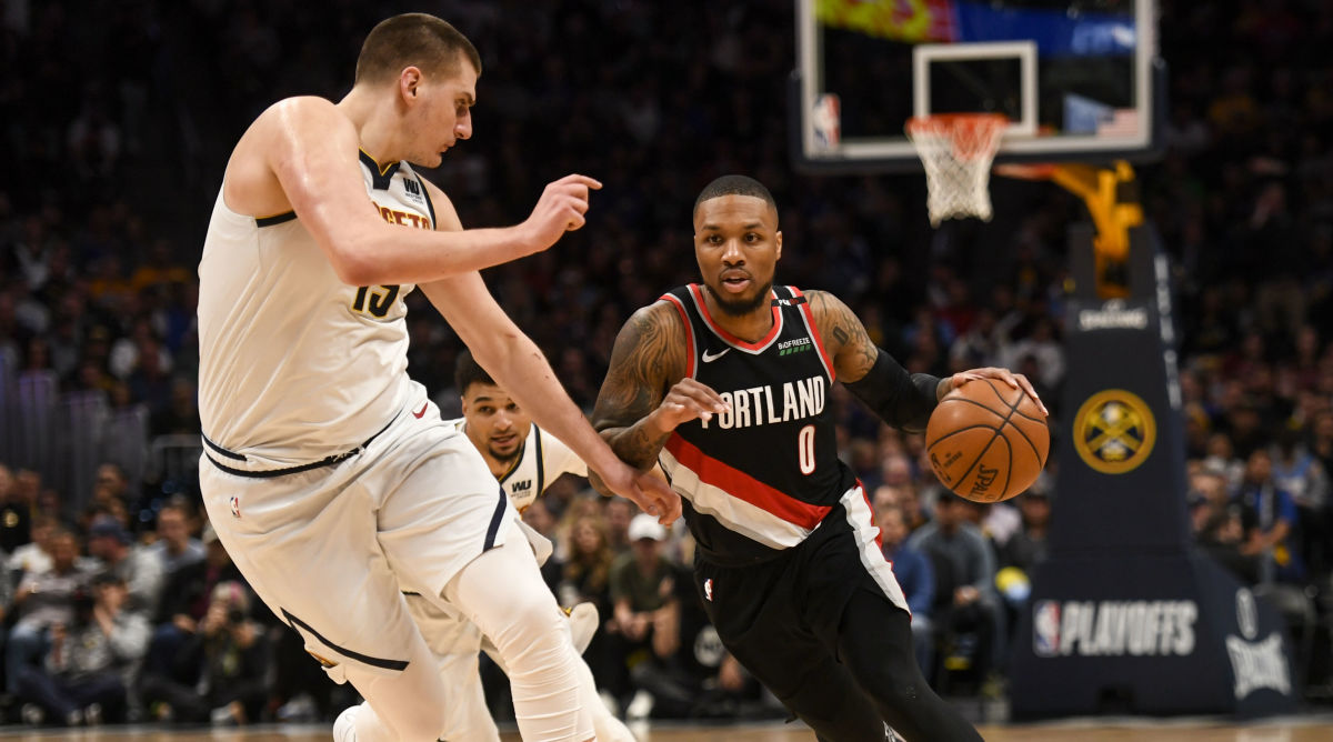 NBA Playoffs Series Prevew Portland Trail Blazers Denver Nuggets Nikola Jokic Damian Lillard