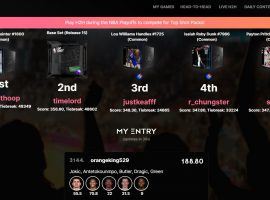 MomentRanks Play offer NBA Top Shot collectors a way to use their moments in daily fantasy sports contests. (Image: MomentRanks.com)
