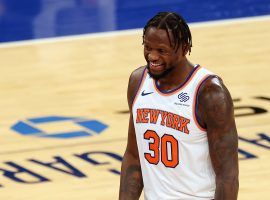 Julius Randle of the New York Knicks won the 2021 NBA MIP as the leagueâ€™s most improved player this season. (Image: Rich Schultz/Getty)