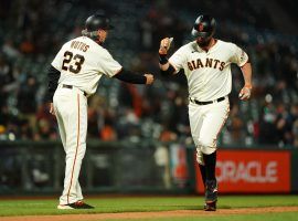 The San Francisco Giants have taken the early lead in the NL West, though sportsbooks remain skeptical of their long-term chances. (Image: Daniel Shirey/Getty)