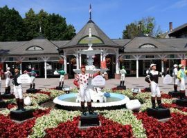 Fans will be welcomed back to historic Saratoga Race Course this summer. All they have to do is show proof of COVID-19 vaccination to access most of the storied track. (Image: NYRA Photo)