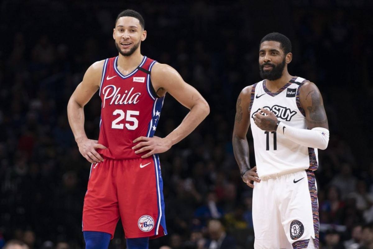 Philadelphia 76ers #1 seed Brooklyn Nets Ben Simmons Kyrie Irving