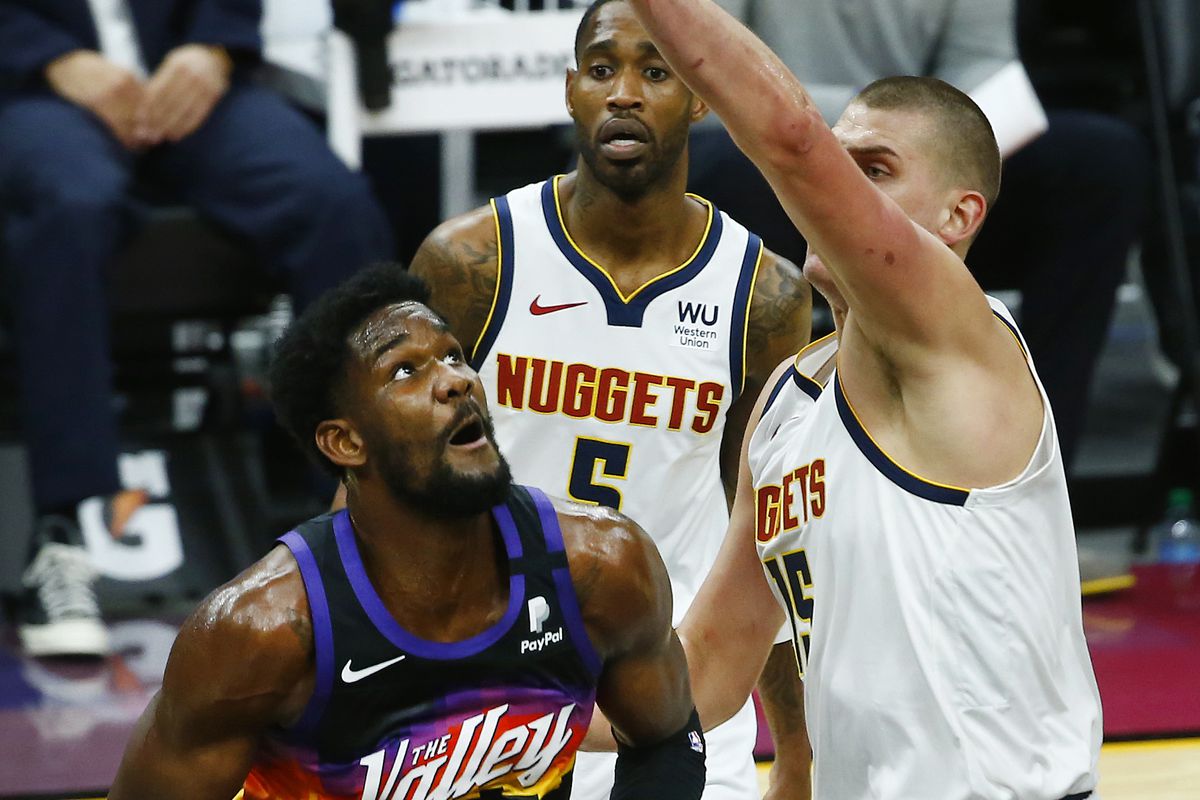 Deandre Ayton Phoenix Suns Denver Nuggets NBA Playoffs series Nikola Jokic