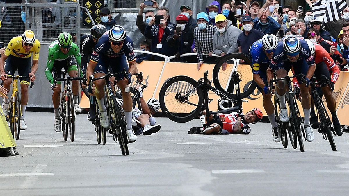 Tour de France Stage 3 Pontivy Caleb Ewan Tim Merlier