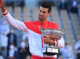 Novak Djokovic came back from two sets down to beat Stefanos Tsitsipas in the 2021 French Open final. (Image: Twitter/RolandGarros)