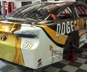 Dogecoin became NASCAR's first cryptocurrency sponsor in 2014