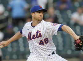 Jacob deGrom is not only the favorite to win the NL Cy Young Award, but now also leads the race for MVP. (Image: Frank Franklin II/AP)