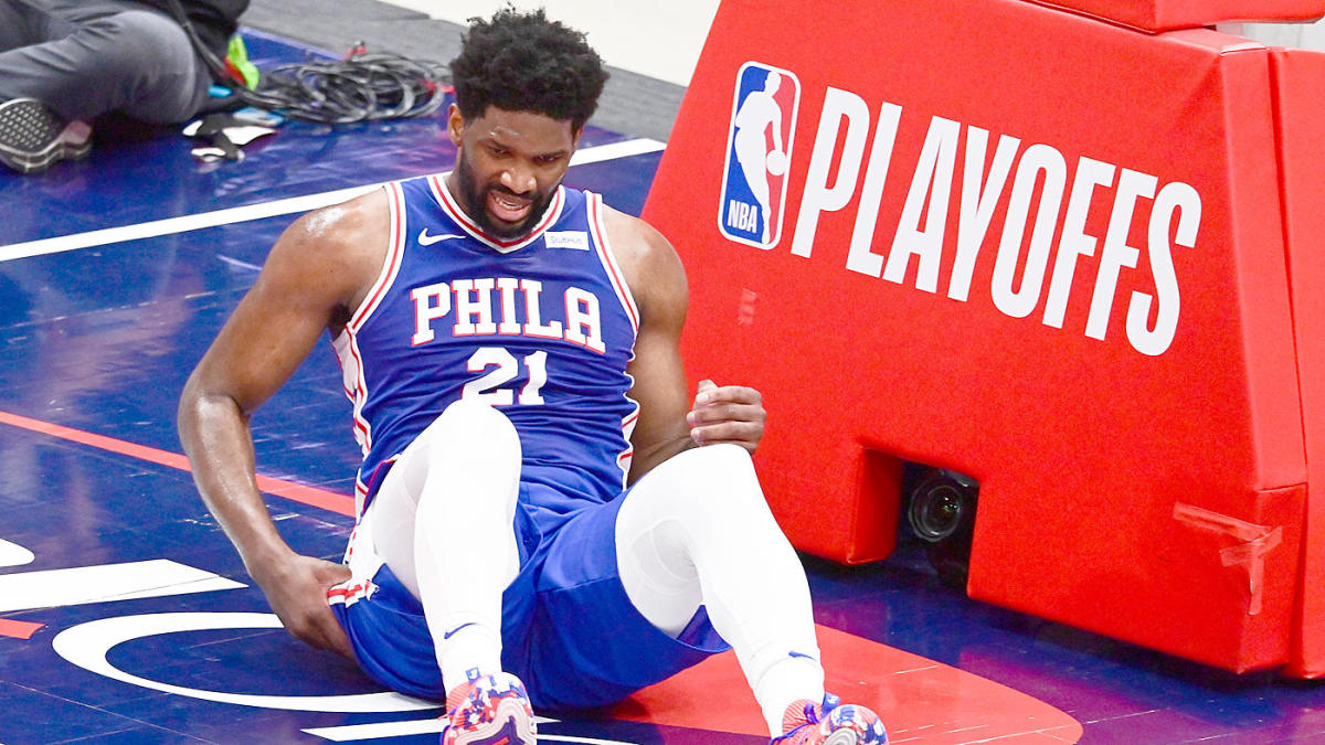 Joel Embiid Injury Report knee Philadelphia 76ers Game 5 Washington Wizards