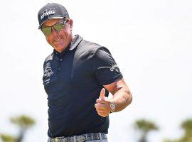 Bettors are backing Phil Mickelson to win his first US Open this weekend in a follow up to his triumph at the PGA Championship last month. (Image: Getty)