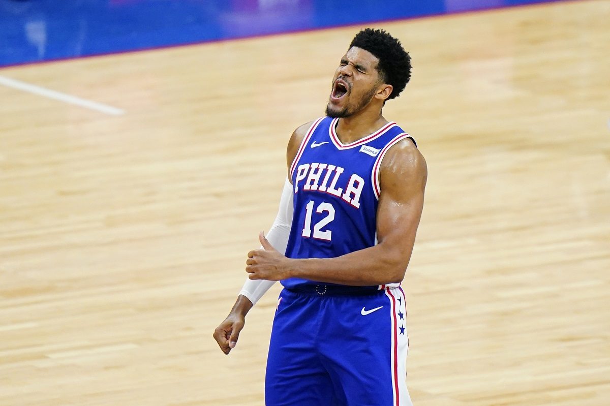 Tobias Harris Joel Embiid injury Philadelphia 76ers Atlanta Hawks series NBA playoffs