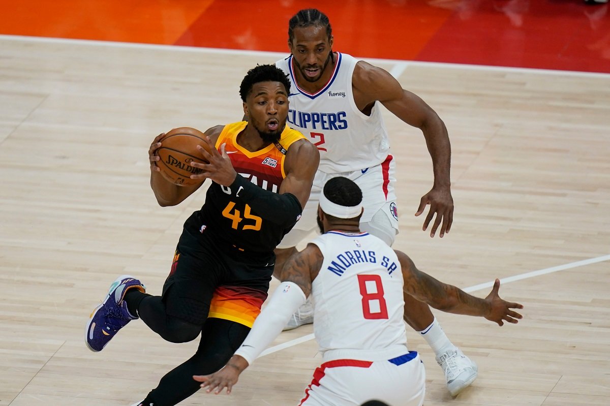 Donovan Spida Mitchell Utah Jazz LA Clippers Game 3 NBA Playoffs