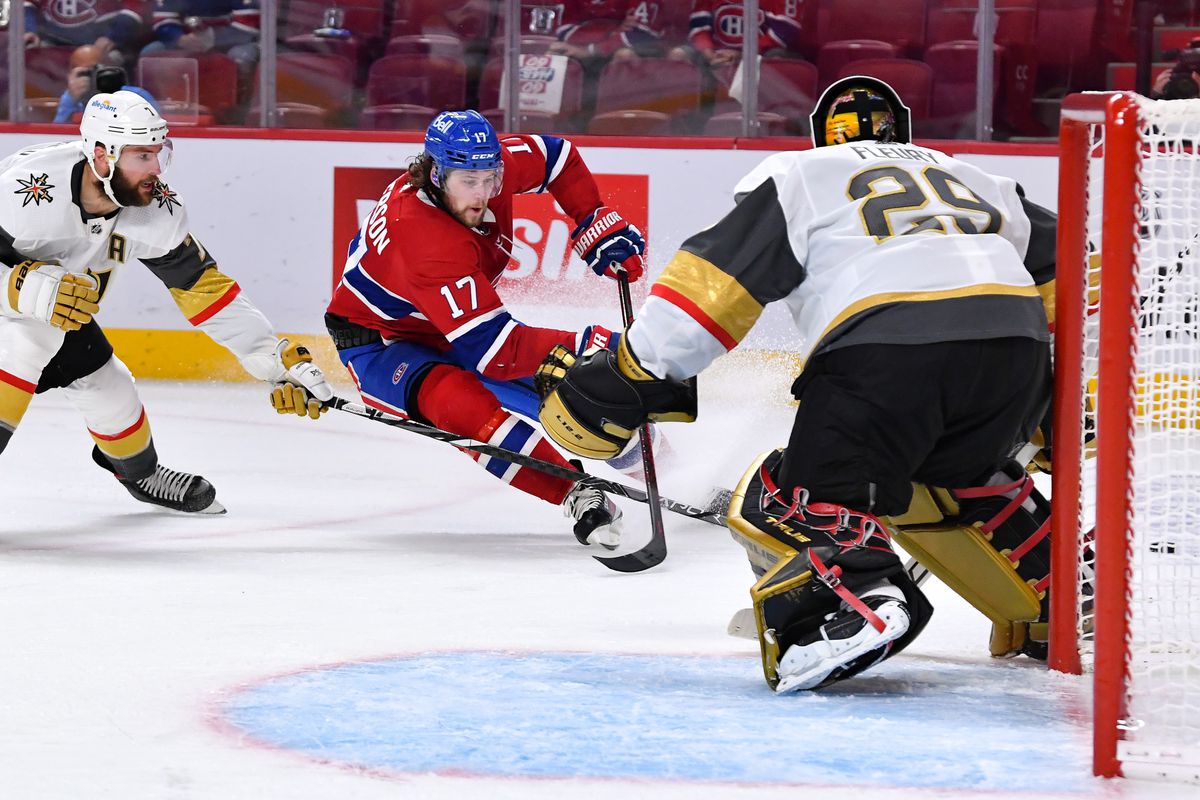 Canadiens Golden Knights odds