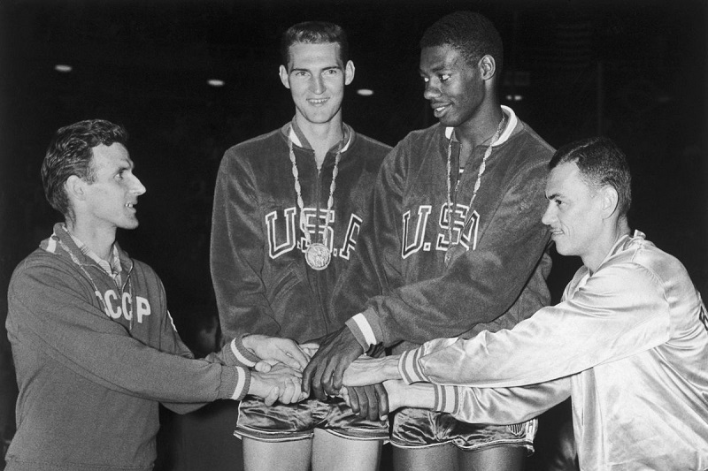 Team USA Olympics 1960 Jerry West OScar Robertson