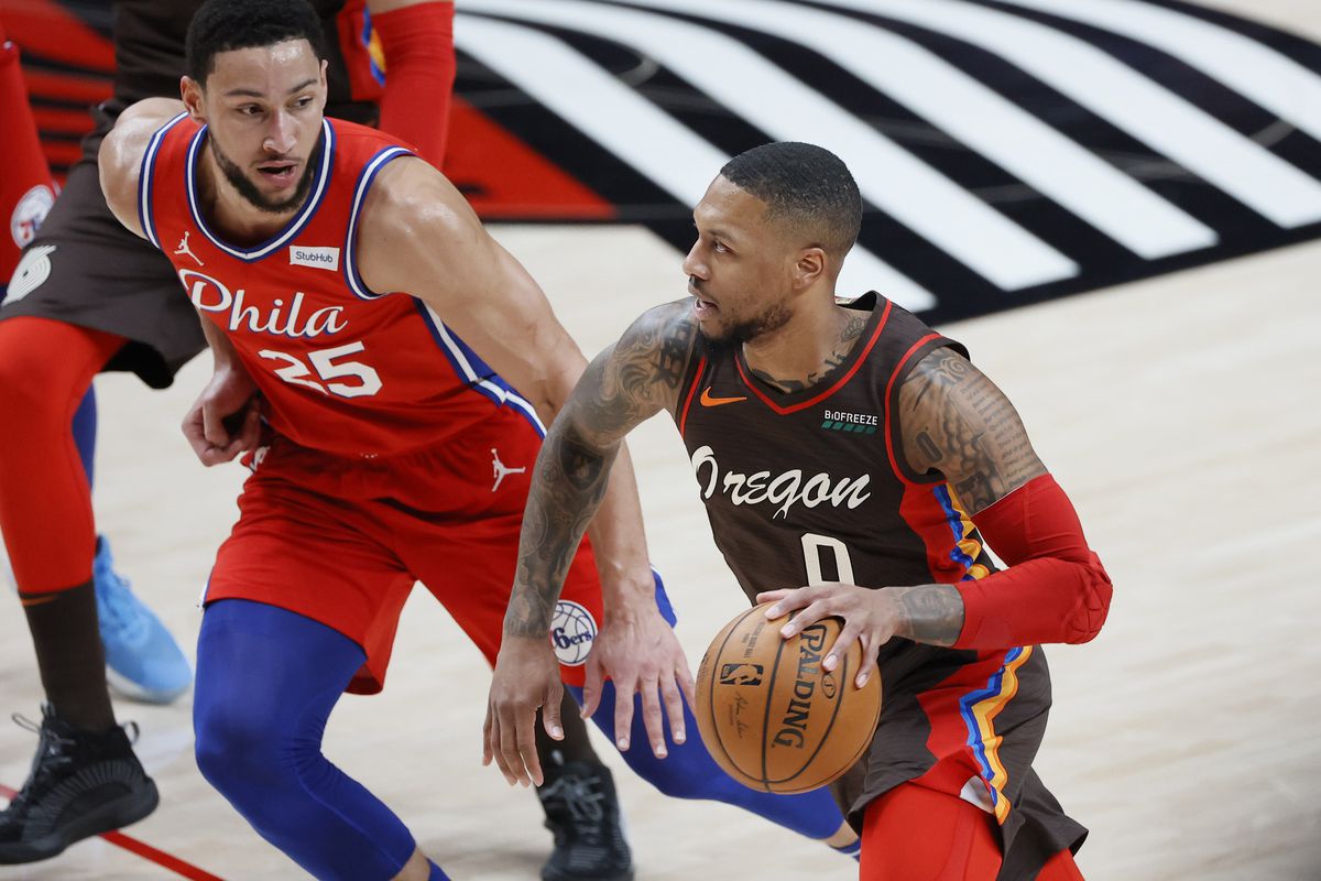 Damien Lillard Trade Rumors Odds Knicks Lakers Warriors Heat 76ers Blazers Portland