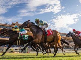 Del Mar changed its traditional $2 Pick 6 to a 20-cent jackpot-style it calls the "Rainbow Pick Six." The new wager is an effort to create seven-figure pools for mandatory payout days. (Image: Del Mar Thoroughbred Club)