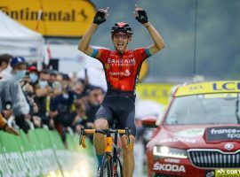 Dylan Teuns (Bahrain Victorious) crushed Colombiere to win his second-career stage win at the Tour de France with an impressive victory at Stage 8 in Le Grand Bornard. (Image: Reuters)