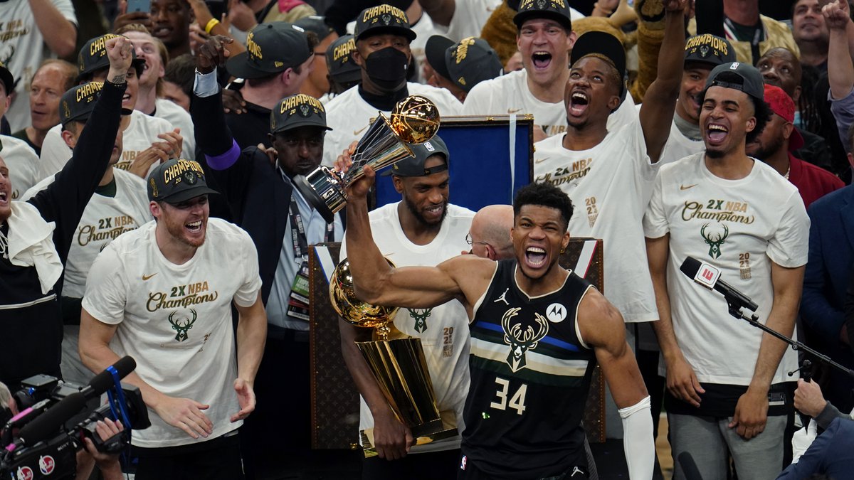 Milwaukee Bucks Greek Freak win 2021 NBA championship