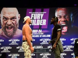 Tyson Fury (left) and Deontay Wilder (right) have rescheduled their third fight for Oct. 9. (Image: Frederic J. Brown/AFP/Getty)