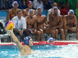 Denes Varga will lead Hungary as it tries to win the gold medal in menâ€™s water polo at the Tokyo Olympics. (Image: SIPA USA)