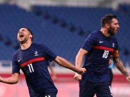 Andre Pierre Gignac scored a hat-trick as France came back from behind three times to beat South Africa 4-3 at the Olympics. (Image: Twitter/equipedefrance)