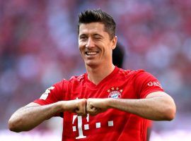 Lewandowski scored 34 goals for Bayern and Poland in 2021. (Image: Twitter/Bundesliga)