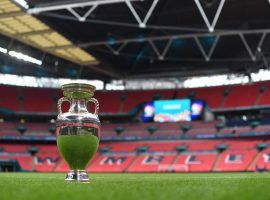 The Euro 2020 trophy will be awarded after the final at Wembley between England and Italy. (Image: Twitter/England)