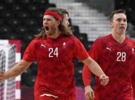 Denmark will try to win its second straight menâ€™s Olympic handball gold medal when it faces France in the final. (Image: Sergei Grits/AP)