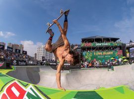 Heimana Reynolds enters the Tokyo Olympics as the gold medal favorite in the menâ€™s park skateboarding competition. (Image: MRZ)