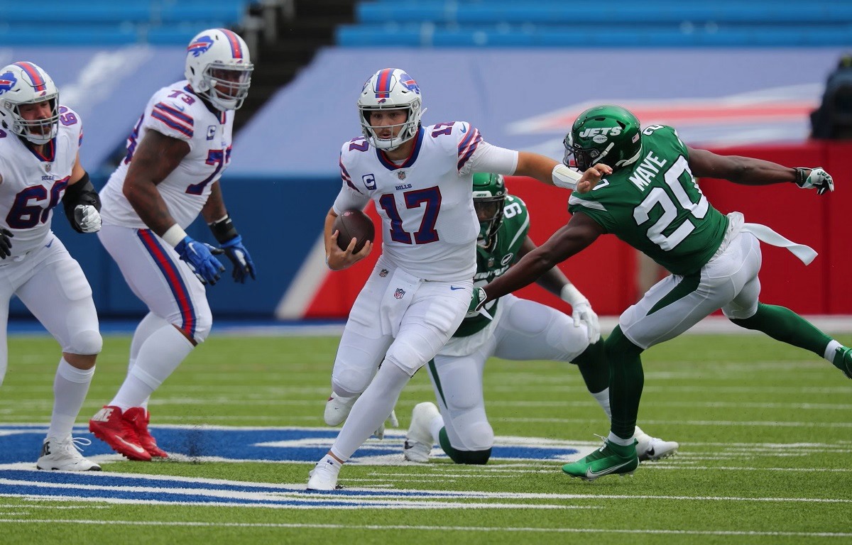 Josh Allen AFC East Odds Jets Division Buffalo Bills Dolphins Patriots