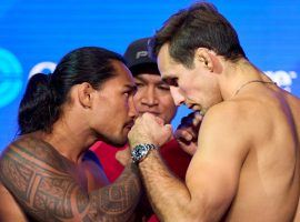 Ray Cooper III (left) and Rory MacDonald (right) will face off for a spot in the PFL welterweight finals on Friday night. (Image: Twitter/PFLMMA)