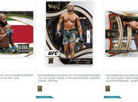 Panini has released the first ever UFC NFTs, with a variety of different packs and card styles dropping this week. (Image: PaniniAmerica.net)